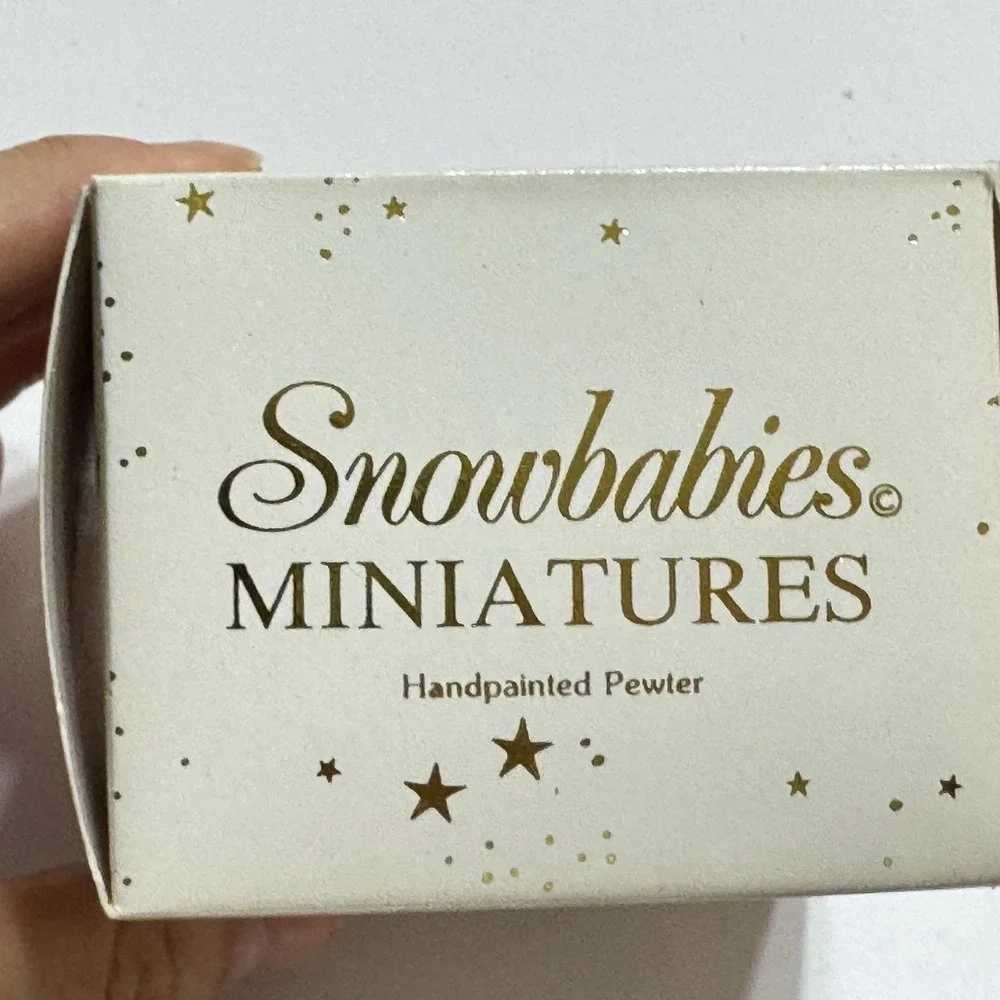 Dept. 56 Snowbabies Hand Painted Pewter 